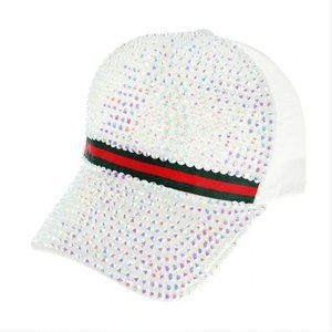 WHITE HAT AB STONES RED GREEN STRIPE